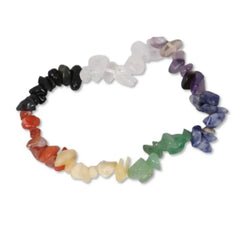 Mixed Chakra Chipped Bracelet