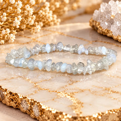 White Opalite Chipped Bracelet