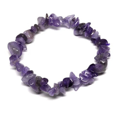 Amethyst Chipped Bracelet