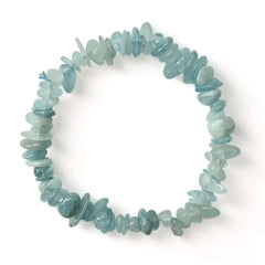 Aquamarine Chipped Bracelet